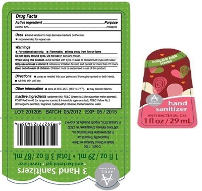 Image Of Bottle Label (Irresistible Apple Scented)